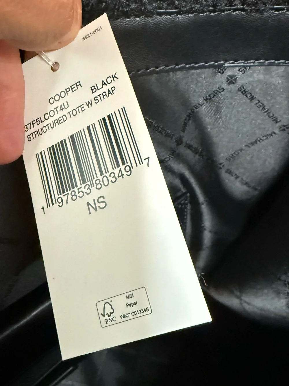 Michael Kors Cooper Medium Sherpa Convertible Tote Bag